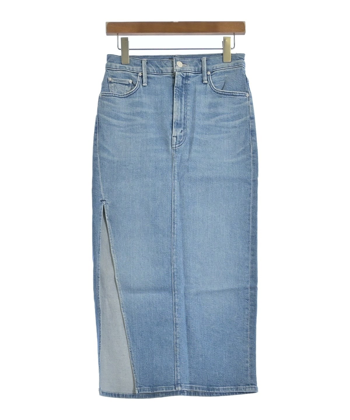 mother（マザー）ロング・マキシ丈スカート 青 サイズ:SF レディース