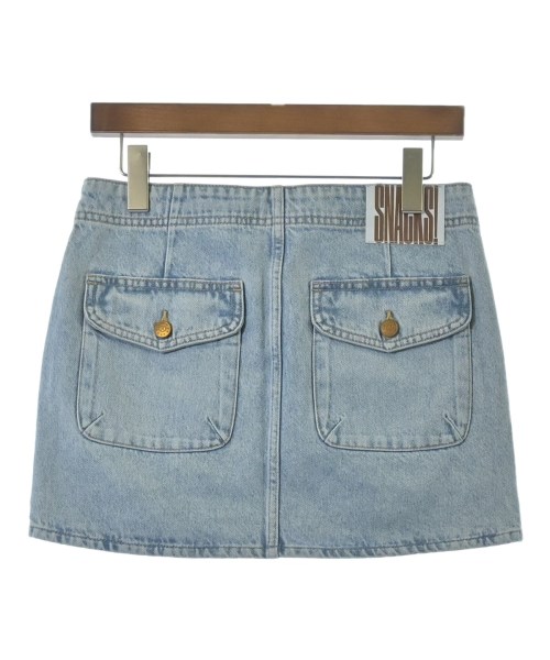 mother（マザー）ミニスカート 青 サイズ:26(M位) レディース
