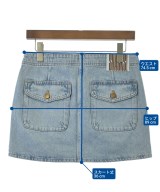 mother（マザー）ミニスカート 青 サイズ:26(M位) レディース/2200631179382