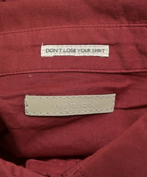 mother（マザー）カジュアルシャツ 赤 サイズ:F レディース/2200631179399