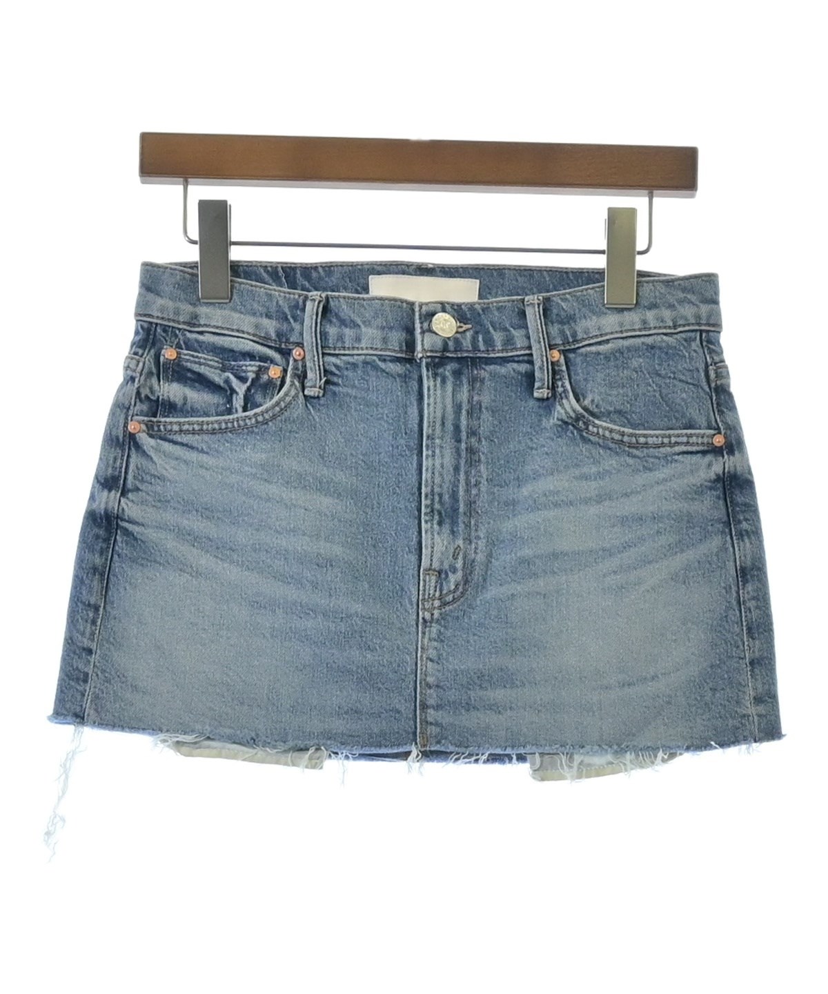 mother マザー ミニスカート レディース 【古着】【中古】 mother（マザー）ミニスカート 青 サイズ:-(S位) レディース