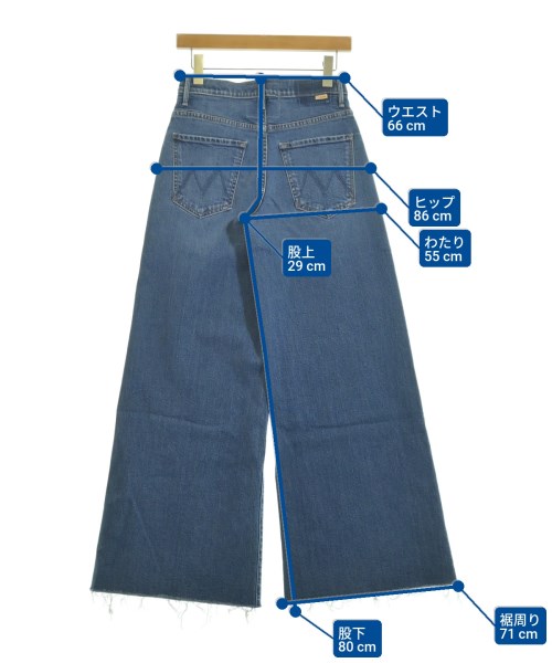 mother（マザー）デニムパンツ 青 サイズ:-(M位) レディース/2200631181712