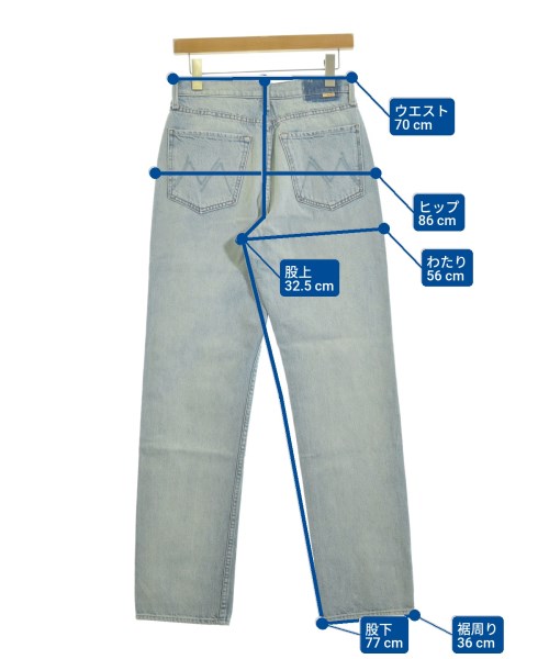 mother（マザー）デニムパンツ 青 サイズ:-(M位) レディース/2200631181743