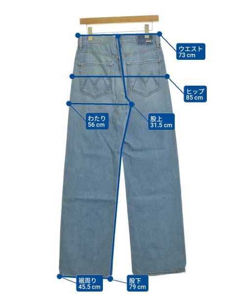 mother（マザー）デニムパンツ 青 サイズ:-(M位) レディース/2200631181781