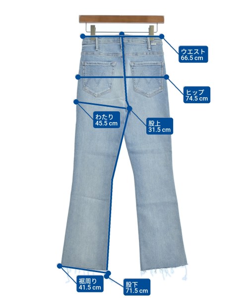 mother（マザー）デニムパンツ 青 サイズ:23(XS位) レディース/2200631182382