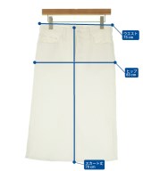 mother（マザー）ロング・マキシ丈スカート 白 サイズ:-(L位) レディース/2200631182481