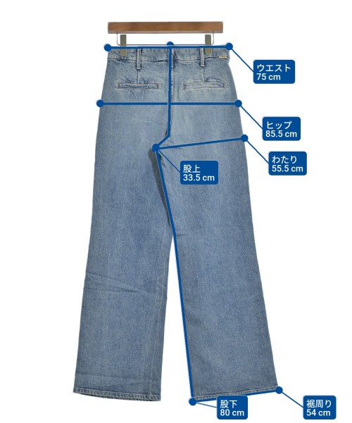 mother（マザー）デニムパンツ 青 サイズ:-(L位) レディース/2200631182542