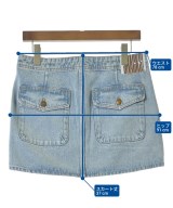 mother（マザー）ミニスカート 青 サイズ:26(M位) レディース/2200631184232