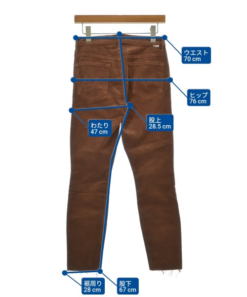 mother（マザー）その他 茶 サイズ:26(M位) レディース/2200631184300