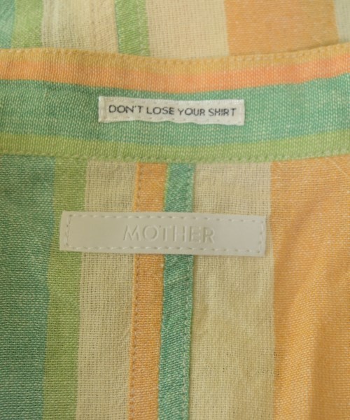 mother（マザー）カジュアルシャツ 黄 サイズ:F レディース/2200631184508