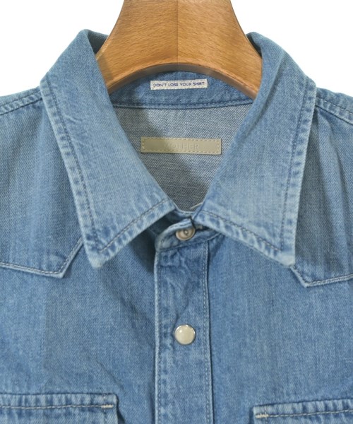 mother（マザー）カジュアルシャツ 青 サイズ:F レディース/2200631189961