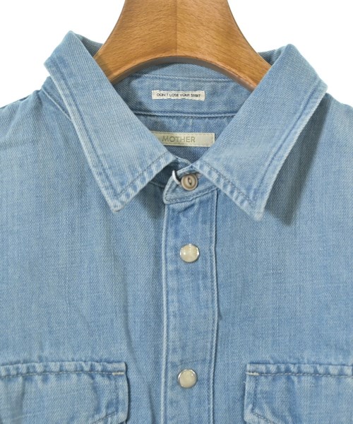 mother（マザー）カジュアルシャツ 青 サイズ:F レディース/2200631190035