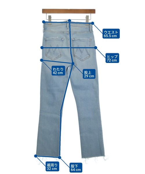 mother（マザー）デニムパンツ 青 サイズ:S レディース/2200631195085