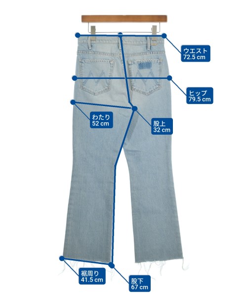 mother（マザー）デニムパンツ 青 サイズ:S レディース/2200631195092