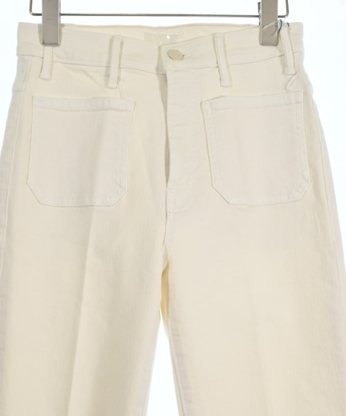 mother（マザー）デニムパンツ 白 サイズ:S レディース/2200631195108