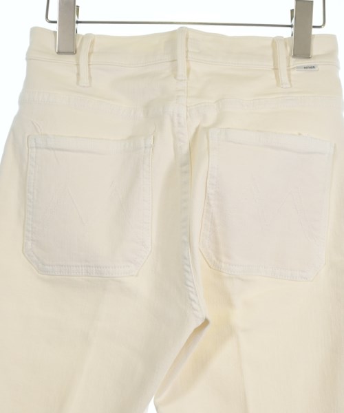 mother（マザー）デニムパンツ 白 サイズ:S レディース/2200631195108