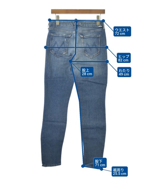 mother（マザー）デニムパンツ 青 サイズ:27(M位) レディース/2200631195603