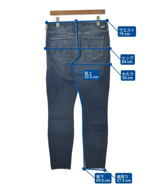 mother（マザー）デニムパンツ 紺 サイズ:28(L位) レディース/2200631195610