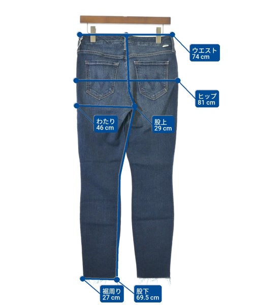 mother（マザー）デニムパンツ 紺 サイズ:26(M位) レディース/2200631195702