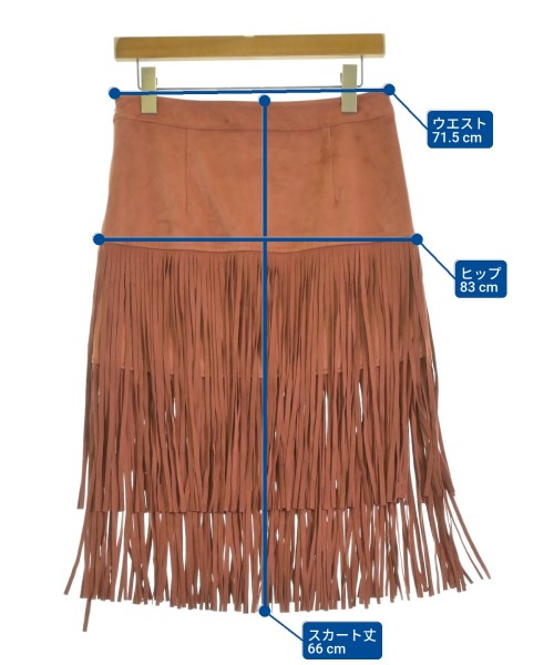 mother（マザー）ロング・マキシ丈スカート オレンジ サイズ:-(M位) レディース/2200631195825