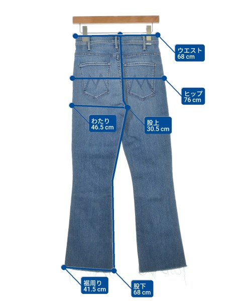 mother（マザー）デニムパンツ 青 サイズ:M レディース/2200631196105