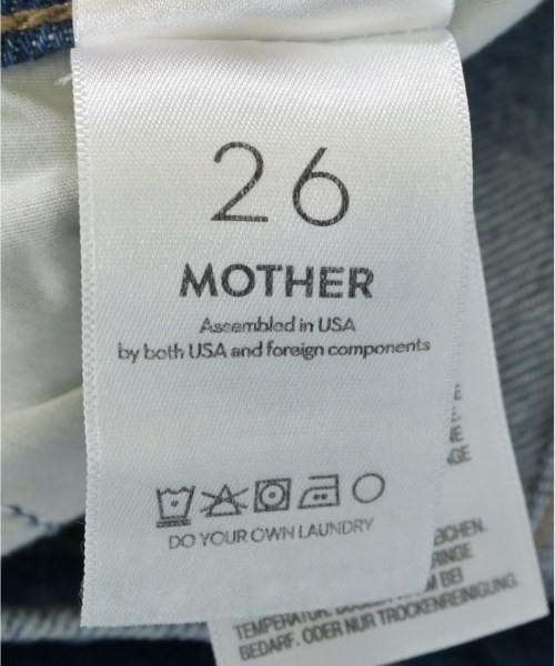 mother（マザー）デニムパンツ 青 サイズ:26(M位) レディース/2200631206484