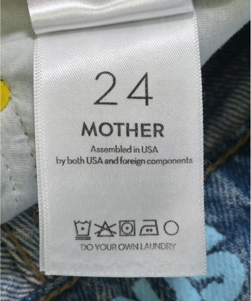 mother（マザー）デニムパンツ 青 サイズ:24(S位) レディース/2200631206507