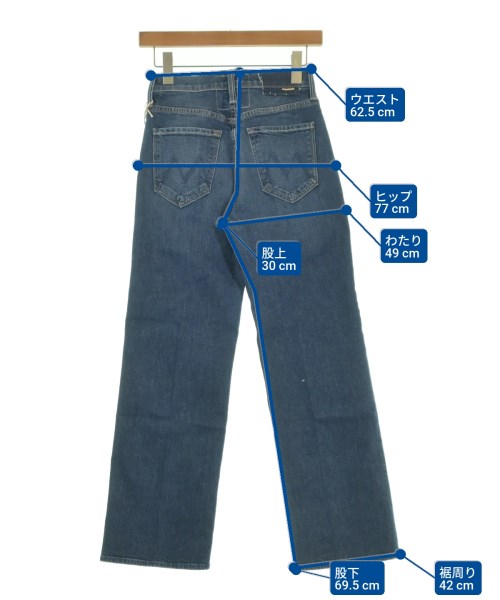 mother（マザー）デニムパンツ 紺 サイズ:24(S位) レディース/2200631211082