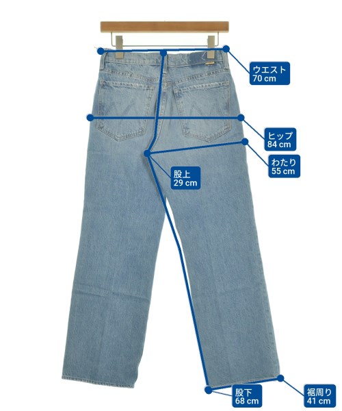 mother（マザー）デニムパンツ 青 サイズ:26(M位) レディース/2200631211136