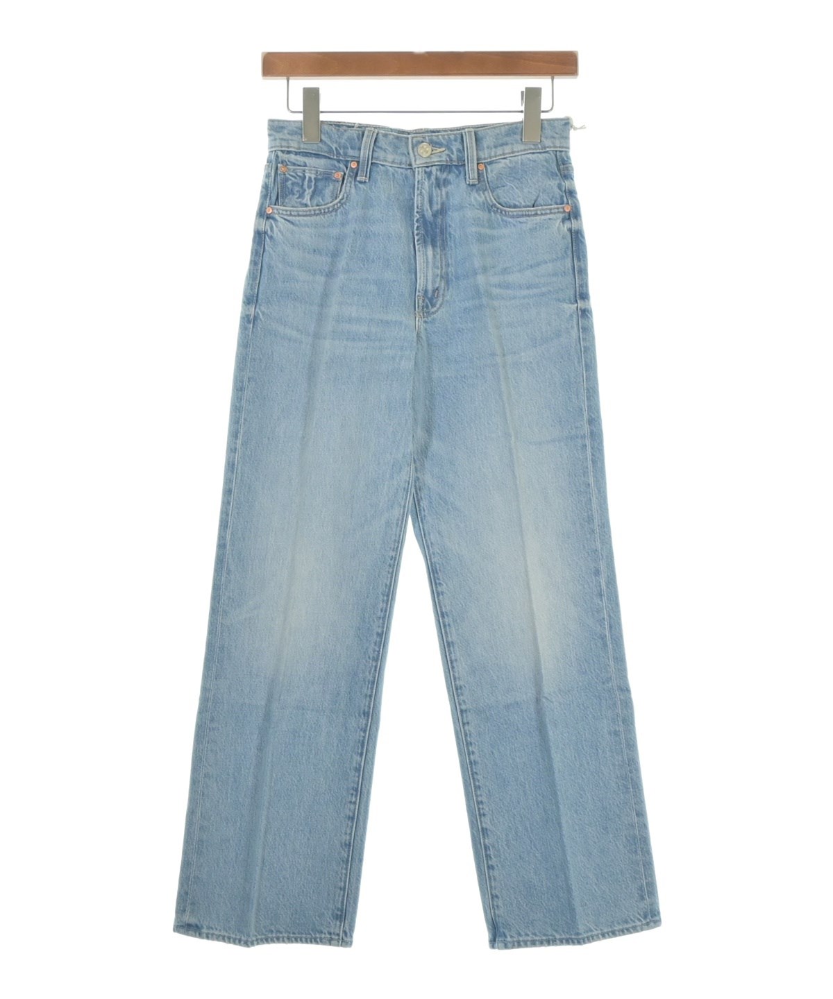 【未使用タグ付】MOTHER デニム パンツ カットオフ ブルー 25サイズ mother（マザー）デニムパンツ 青 サイズ:25(S位) レディース