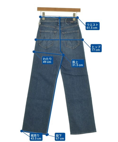 mother（マザー）デニムパンツ 紺 サイズ:23(XS位) レディース/2200631211556