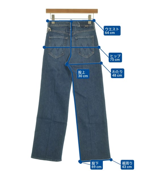 mother（マザー）デニムパンツ 紺 サイズ:24(S位) レディース/2200631211563