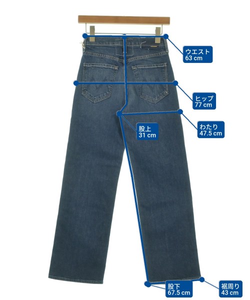 mother（マザー）デニムパンツ 紺 サイズ:24(S位) レディース/2200631216018