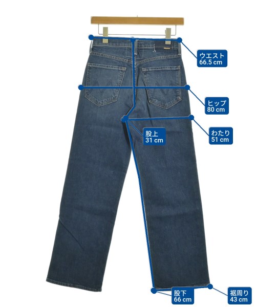 mother（マザー）デニムパンツ 青 サイズ:26(M位) レディース/2200631221067