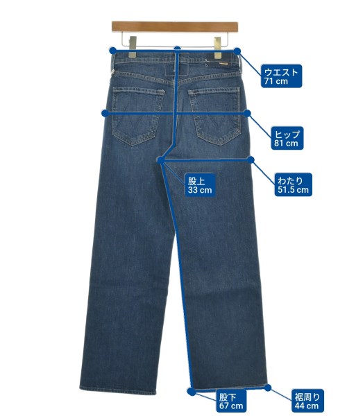 mother（マザー）デニムパンツ 青 サイズ:27(M位) レディース/2200631221265