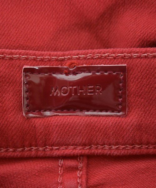 mother（マザー）デニムパンツ 赤 サイズ:25(S位) レディース/2200631221906
