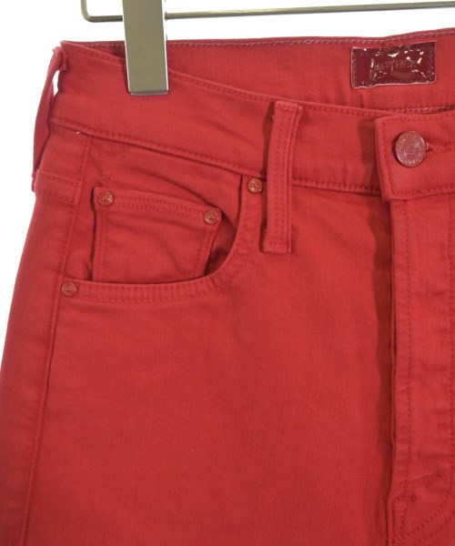 mother（マザー）デニムパンツ 赤 サイズ:25(S位) レディース/2200631221906