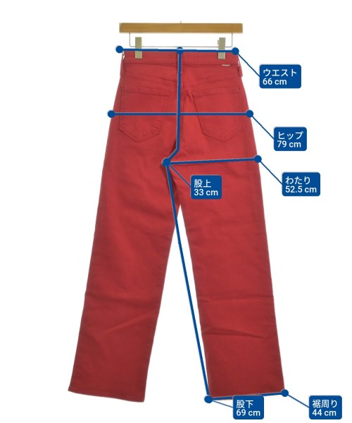 mother（マザー）デニムパンツ 赤 サイズ:25(S位) レディース/2200631221906