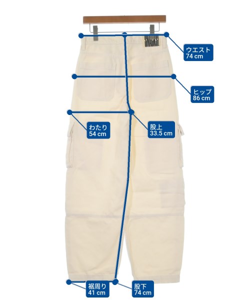 mother（マザー）カーゴパンツ 白 サイズ:-(M位) レディース/2200631225126