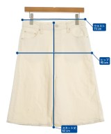 mother（マザー）ロング・マキシ丈スカート 白 サイズ:S レディース/2200631225560