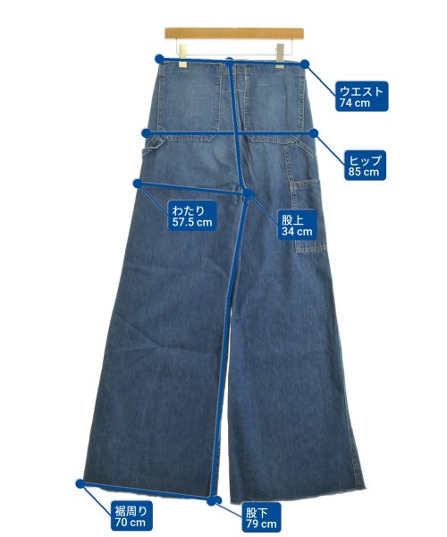 mother（マザー）デニムパンツ 紺 サイズ:-(L位) レディース/2200631227373