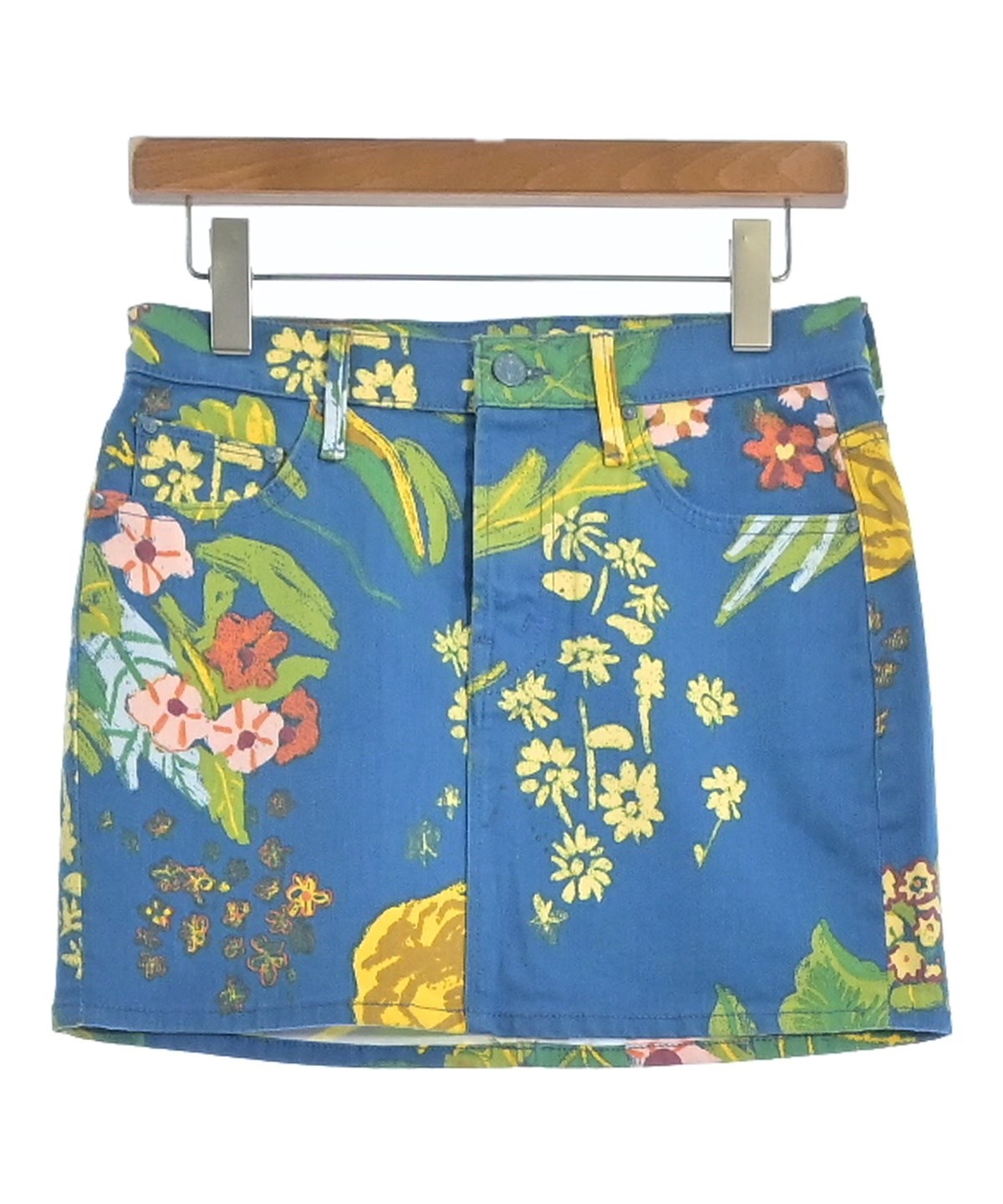 mother（マザー）ロング・マキシ丈スカート 青 サイズ:SF(M位