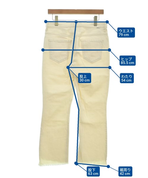 mother（マザー）デニムパンツ 白 サイズ:29(L位) レディース/2200618983070