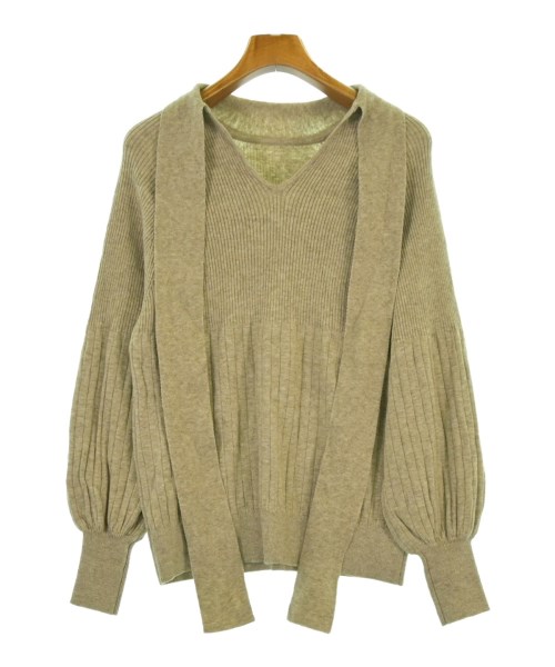 TORRAZZO DONNA（トラッゾドンナ）ニット・セーター ベージュ サイズ:F レディース/2200650051058