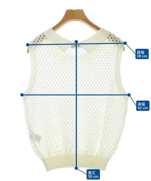 TORRAZZO DONNA（トラッゾドンナ）ニット・セーター 白 サイズ:F レディース/2200649497102