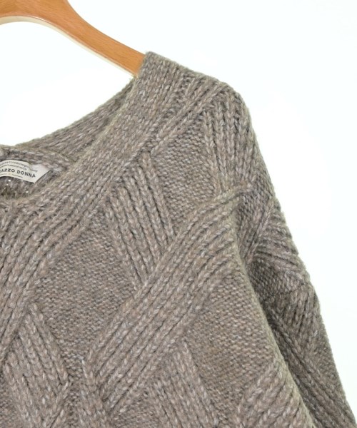 TORRAZZO DONNA（トラッゾドンナ）ニット・セーター 茶 サイズ:F レディース/2200641261046