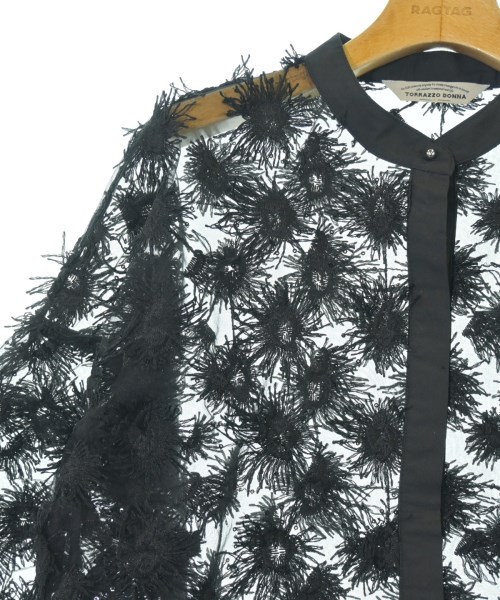 TORRAZZO DONNA（トラッゾドンナ）カジュアルシャツ 黒 サイズ:F レディース/2200642656018
