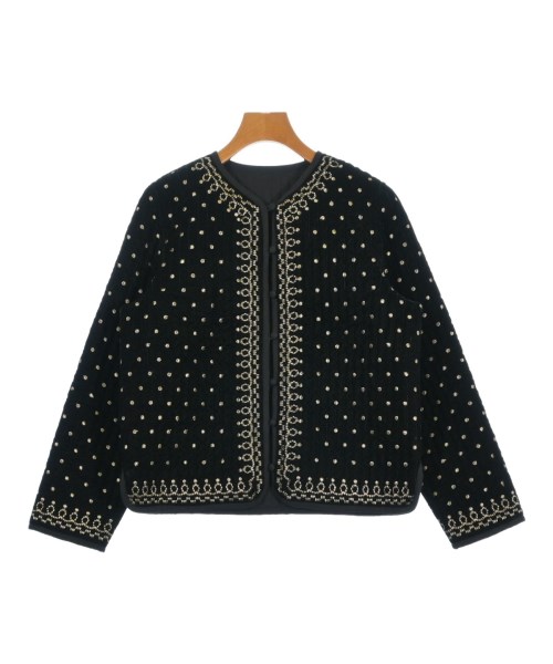 TORRAZZO DONNA(トラッゾドンナ)ノーカラージャケット 黒 サイズ:F/2200667979109