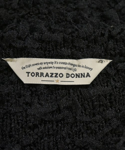 TORRAZZO DONNA（トラッゾドンナ）ノーカラージャケット 黒 サイズ:F レディース/2200702598135