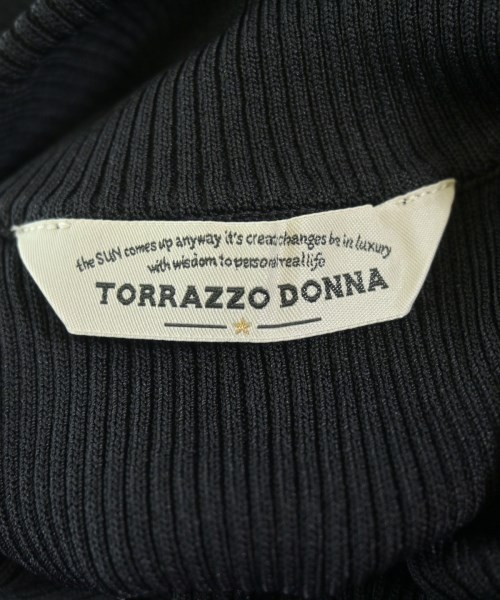 TORRAZZO DONNA（トラッゾドンナ）ニット・セーター 黒 サイズ:F レディース/2200685876046
